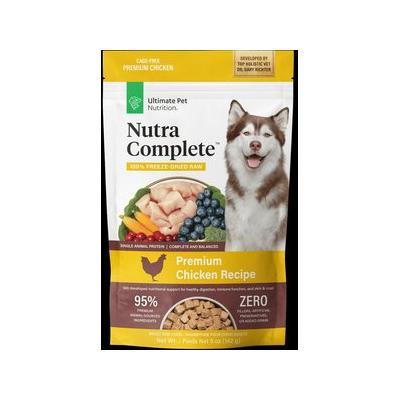 Ultimate Pet Nutrition Nutra Complete Premium Chicken Freeze-Dried Raw Dog Food, 5-oz bag