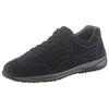 Schnürschuh GABOR "FLORENZ", Damen, Gr. 43, blau (nachtblau), Nubukleder, unifarben, sportlich, Schuhe, mit kontrastfarbenen Ziernähten, Freizeitschuh, Halbschuh, Schnürschuh