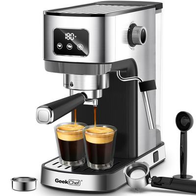 Espresso Machine Cappuccino Latte Stainless Steel Maker for home