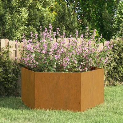 TEMU Planter Rusty 90x90x45 Cm Corten Steel Image