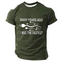 T-shirt humoristique pour adultes T-shirt drôle à manches courtes T-shirt impression 3D col rond mode vintage fête vacances noir vert gris foncé été printemps vêtements S M L XL XXL XXXL