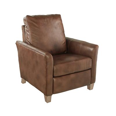 Layla Leather Recliner - Cocoa - Ballard Designs