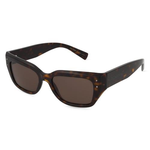 Dolce&Gabbana 0DG4462 Damen-Sonnenbrille Vollrand Cateye Acetat-Gestell, braun