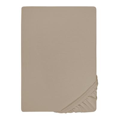biberna Jersey-Elastic-Boxspring-Spannbetttuch basalt, 1x 90x190 cm - 100x220 cm Image