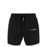 Balmain Mens Zip Logo Printed Swim Shorts in Black - Size Large | Balmain Sale | Discount Designer Brands