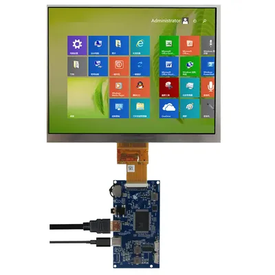 8 Inch HJ080IA-01E IPS 4:3 Portable LCD Display Screen Universal DIY Type-c Mini HDMI Driver Control