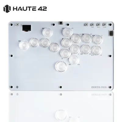 Haute42 Controle Arcade Joystick Hitbox Leverless Controller For PC/ Ps4 / ps5/Steam Button Rim