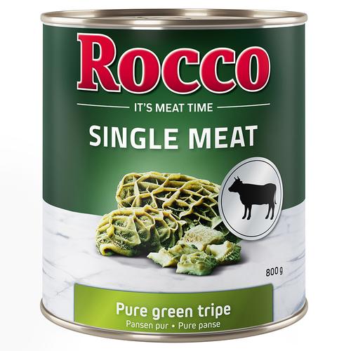 6x800 g Rocco Single Meat Hundenassfutter Pansen