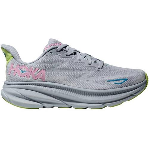 HOKA Damen Laufschuhe CLIFTON 9, Größe 41 ⅓ in Grau