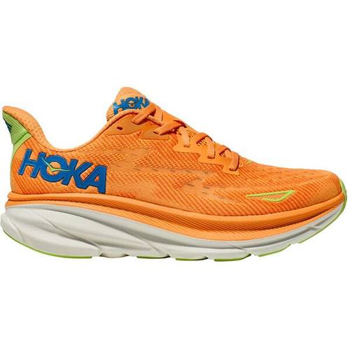 HOKA Herren Laufschuhe CLIFTON 9, Größe 46 in Orange