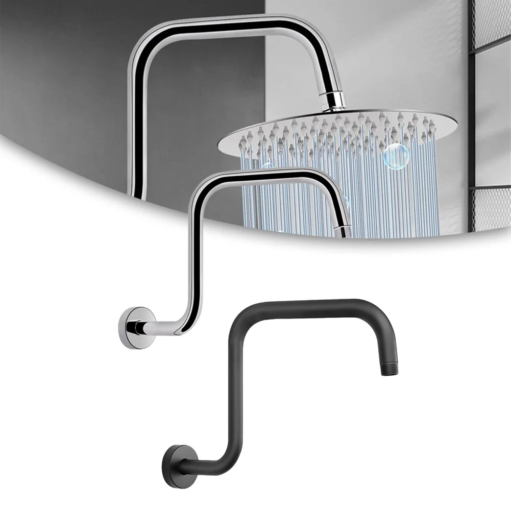 13 zoll Dusche Halterung Mit Flansch Decke Montieren Dusche Kopf Verlängerung Regen Dusche Arm Bad Sprayer Kopf Adapter Zubehör