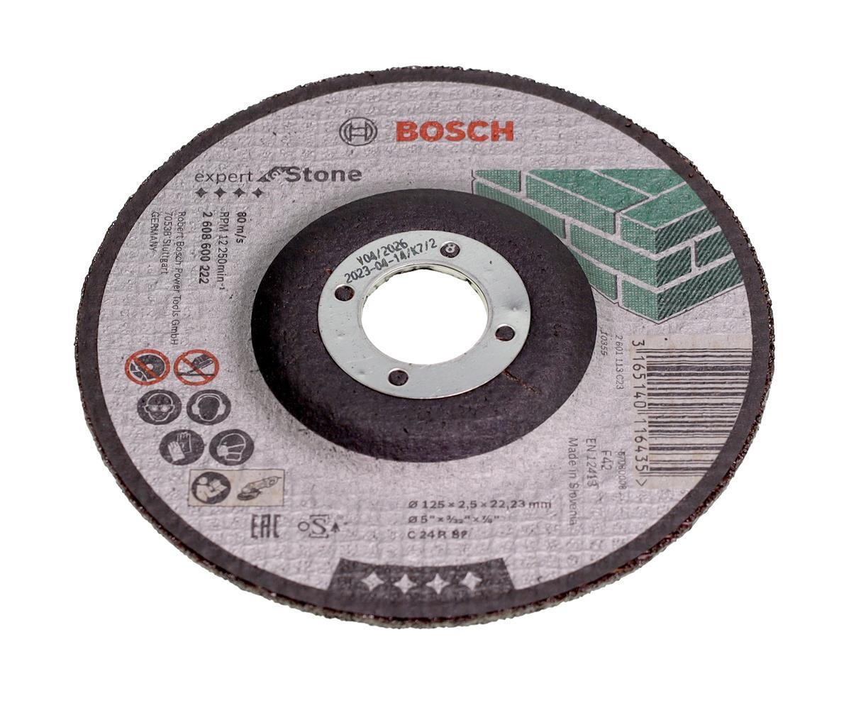Bosch 2608600222 Trenn-Scheibe Stein 125mm. | Siliziumcarbid und Harz Image