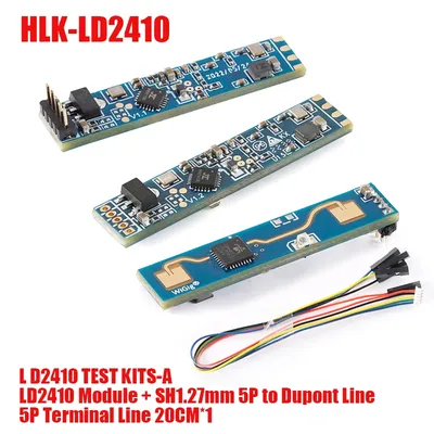 HLK-LD2410B FMCW 24G Smart Human Presence Status Sensing Radar Heartbeat Detection Sensor Module