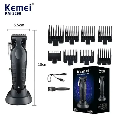 Kemei Professional Hair Clippers for Men Cord/Cordless Hair Cutting Kits Hair Beard Trimmer T Blade