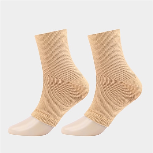 Kompressionsbeinschoner 1 Paar Grundlegend Damen Röhrensocken Atmungsaktiv Schweißableitend Komfortabel Fitnesstraining Basketball Laufen Joggen Radsport Sport Einfarbig Nylon Schwarz Weiß Fuchsie Image