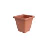 Vaso quadro laurus ICS pp terracotta cm 40x40 h.cm 36 (6 pezzi) ICS