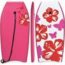 Mini Tavola Bodyboard Body Surf Board 105cm, con Guinzaglio, per Surf e Sport Acquatici, per Adulti