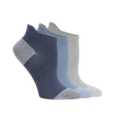 Lemon Womens Perf Powder No Show Socks 3 Pairs