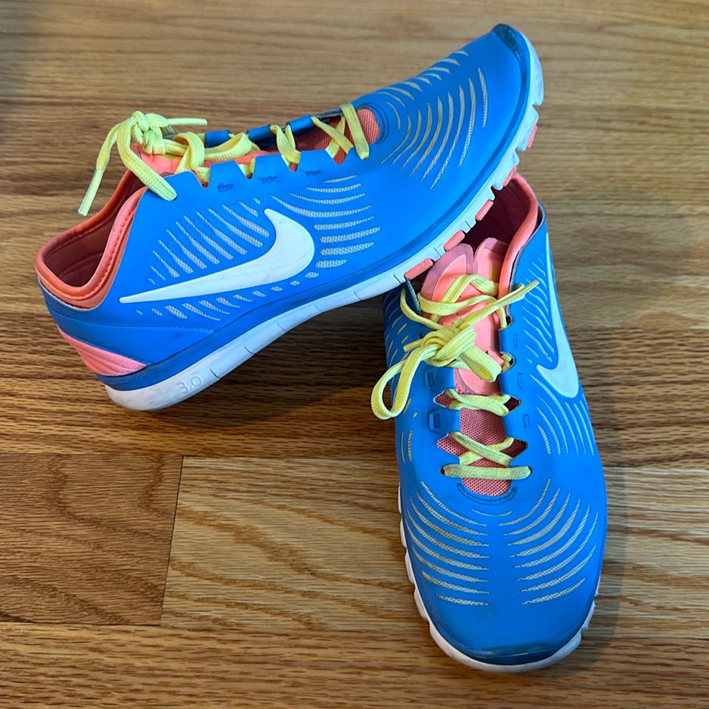 Nike Shoes | Gently Worn Nike Sneakers | Color: Blue | Size: 7.5