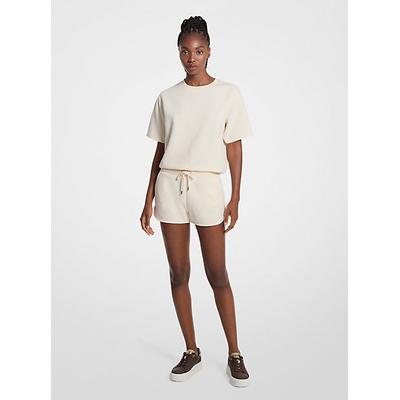 Michael Kors Logo Jacquard Knit Shorts Natural S