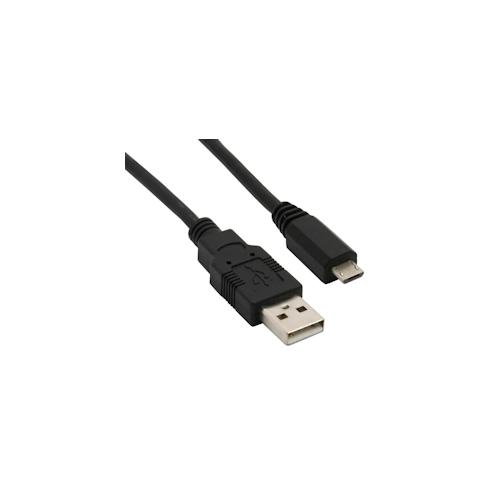 Sharkoon 4044951015474, 0,5 m, USB A, Micro-USB B, USB 2.0, Männlich/Männlich, Schwarz