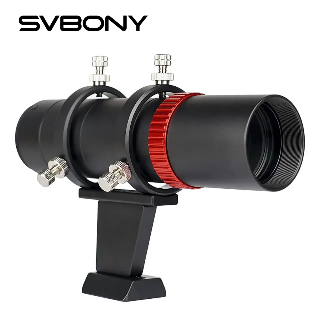Svbony sv165 mini 40mm f/4 Führungs fernrohr 1.25 "& t2 für Deep Sky-Fotografie, 6-Punkt-Zielfernrohrringe, CNC-Bearbeitung aus Aluminium legierung Image