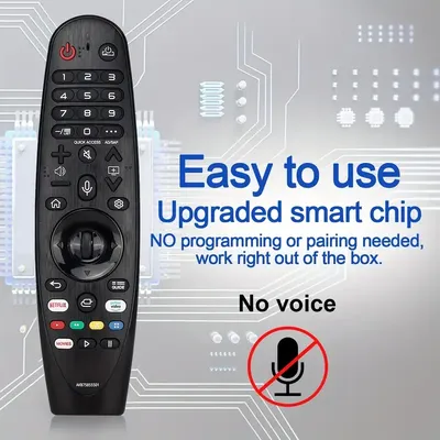 AKB75855501 Remote Control For Smart TV, Infrared Remote Control, Fit For Many Smart TV Models (No