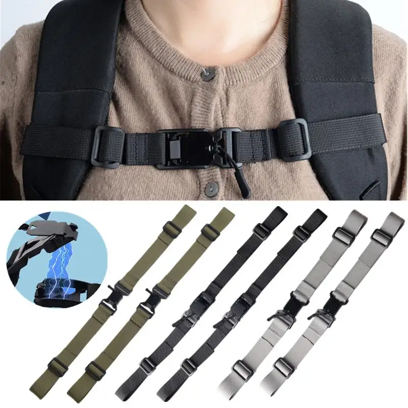 Rucksack Magnetischer BrusttaschengurtEinfach abnehmbarer Gurt Verstellbarer Schultergurt Outdoor Camping Taktischer Taschengurt Zubehör Image