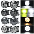 Fendinebbia a LED Interruttore bicolore bianco e giallo per Renault Megane 2 3 Duster Sandero Fluence Koleos Kangoo Thalia Laguna Twingo