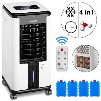 Monzana - Aircooler 4in1 Fernbedienung 7L Tank Timer Mobil Luftkühler Ionisator Luftbefeuchter