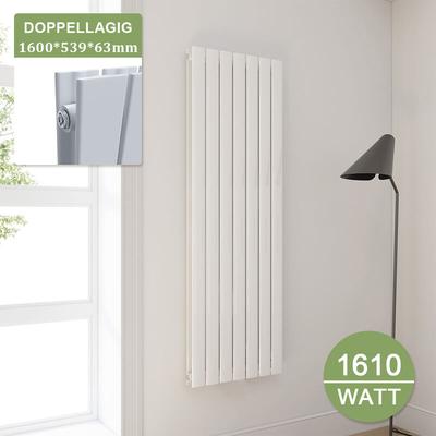 Elegant - Paneelheizkörper Weiß Heizkörper Vertikal 1600x539mm Doppellagig Image