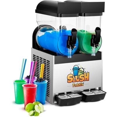 Royal Catering - Slush Eis Maschine Slushmaschine Ice Maker Softeis Slusheis 2 x 15 Liter Image