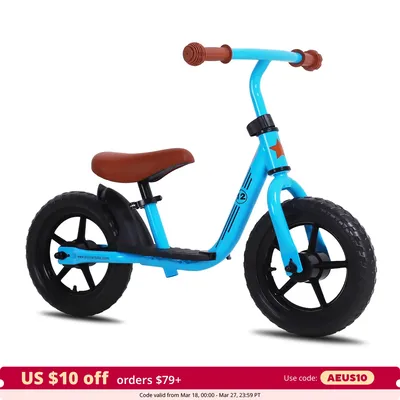 US free shipping 10"/12" Kids Balance Bike for Girls & Boys,Adjustable Seat Height & Toddler Bicycel