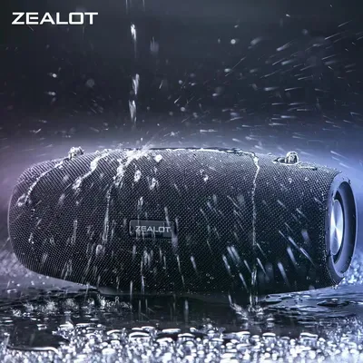 Zealot S67 Wireless Speaker WithShoulder Strap,Outdoor,Waterproof,Portable Speaker with Loud Stero