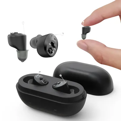 Rechargeable Hearing Aids Mini Invisible Hearing Aid For Elderly Sound Amplifier Noise Reduction