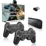 Shi Le Yi 64 GB Video Game Console with 2.4G Wireless Controller Family Game Black New 20000+ Count 2 Pack