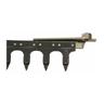 Dentiera 12 denti con testa tranciata lunghezza 1,75 mt adattabile a Gaspardo fb 940