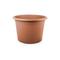Vaso per piante e fiori in plastica rotondo, cilindro color terracotta Tomaino Ø60
