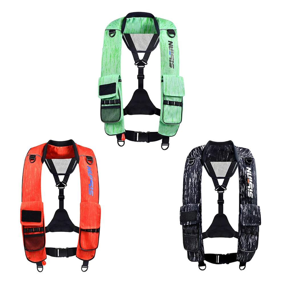 Gilet de sauvetage gonflable automatique pour la natation adulte, gilet de sauvetage pour les sports nautiques, automatique et manuel