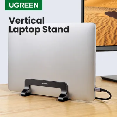 UGREEN Vertical Laptop Stand For MacBook Pro Aluminum Portable Notebook Stand Laptop Support MacBook