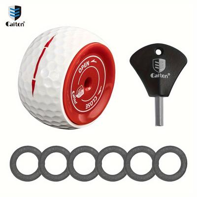 TEMU Caiton Golf Putter Practice Ball, Professional Golf Training Aid, Adjustable Weight, Motion Track - Improve Your Putting Skills, Stability, Accuracy And , Ideal Gift For Golf Lovers Image