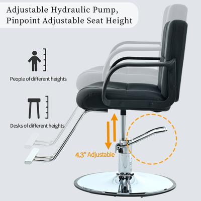 Barber Chair Heavy Duty Hydraulic Pump Adjustable Hydraulic Chair