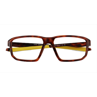 Male s rectangle Tortoise Plastic Prescription eyeglasses - Eyebuydirect s Core