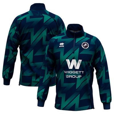 Millwall Errea Away Pre Match Jacke – Marineblau – Kinder Image