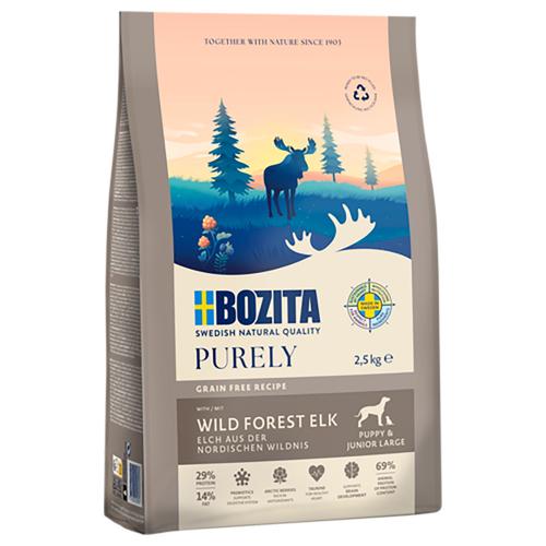 2x2,5kg Bozita Dog Purely Grain Free Elch Puppy & Junior Large Trockenfutter Hund