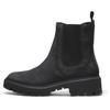 Chelseaboots TIMBERLAND "CORTINA VALLEY MID CHELSEA BOOT", Gr. 38,5, schwarz, Leder, sportlich, Schuhe, Stiefelette, Winterschuhe, Ankle Boots