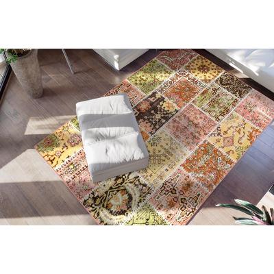 Teppich ME GUSTA "Ariya 425", bunt (multi), B:120cm H:6mm L:170cm, Polypropylen (PP), Teppiche, Flachflor, gekettelt, Wohnzimmer Image