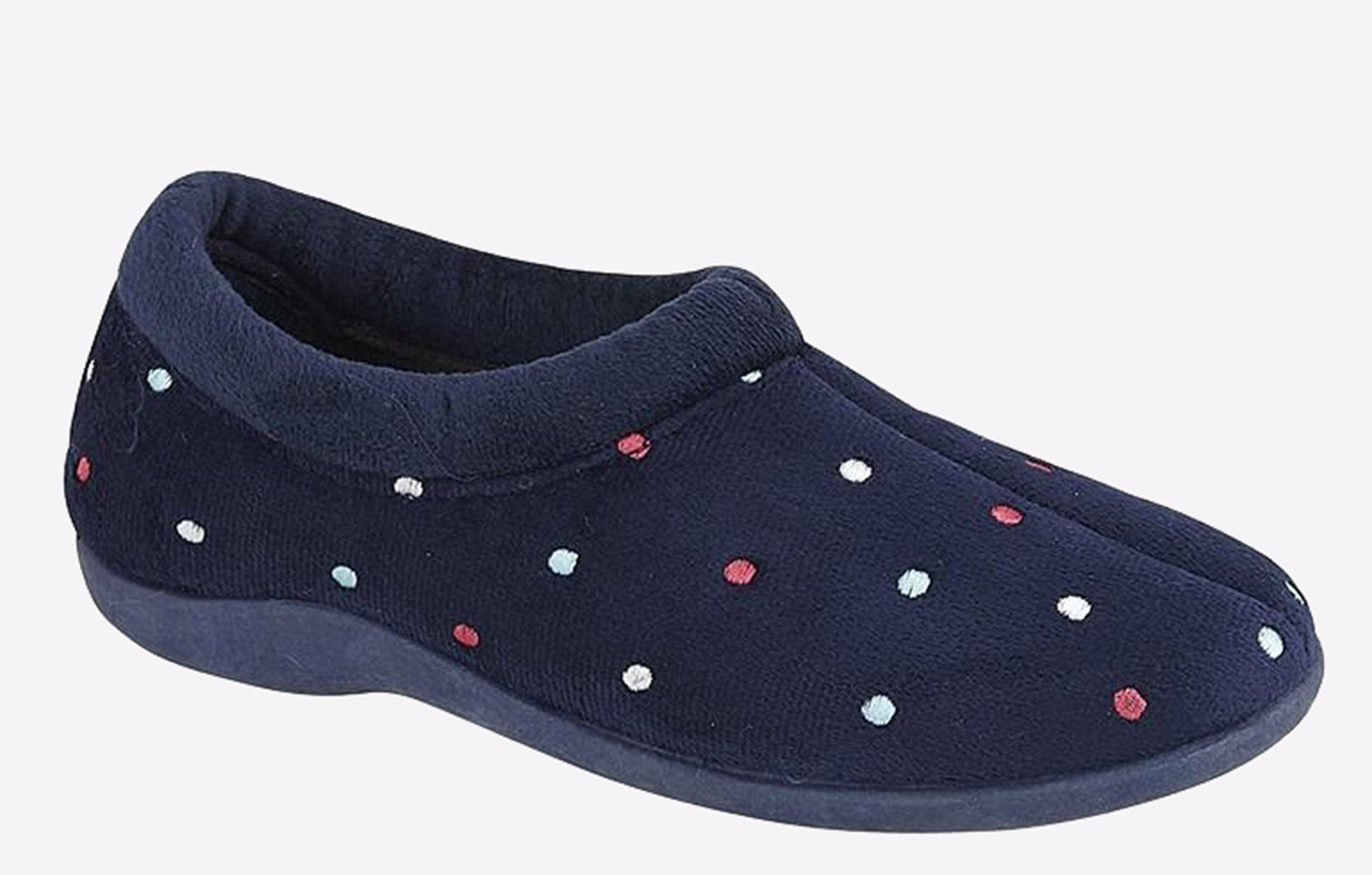Sleepers Sophie Full Collar Memory Foam Womens - Navy - Size UK 3 | Sleepers Sale | Discount Designer Brands