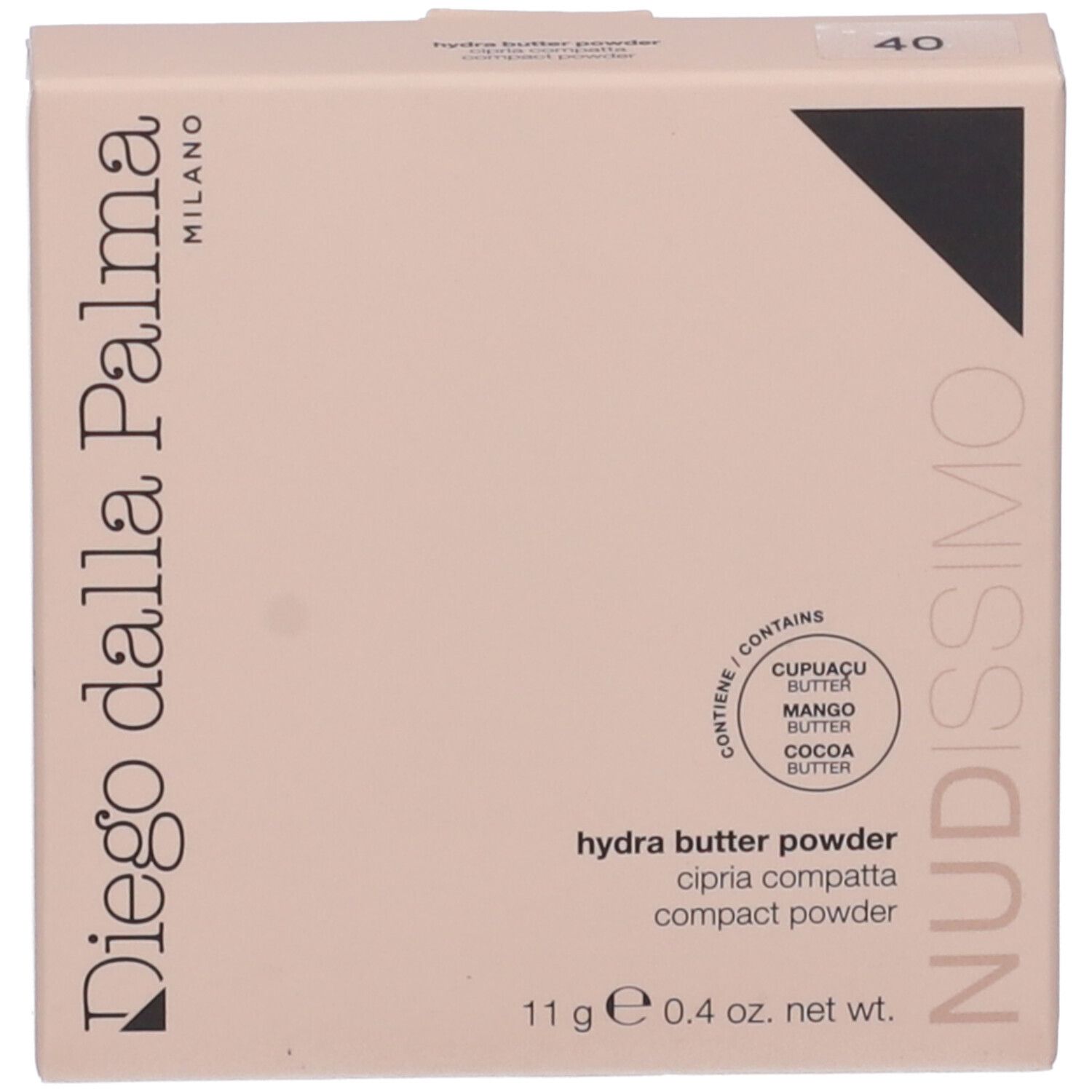 Diego dalla Palma Hydra Butter Powder Compact Tonalità 40 1 pz Make up