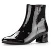 Stiefelette GABOR, Damen, Gr. 38,5, schwarz (schwarz lack), Lackleder, glänzend, feminin, Schuhe, mit Best Fitting-Ausstattung